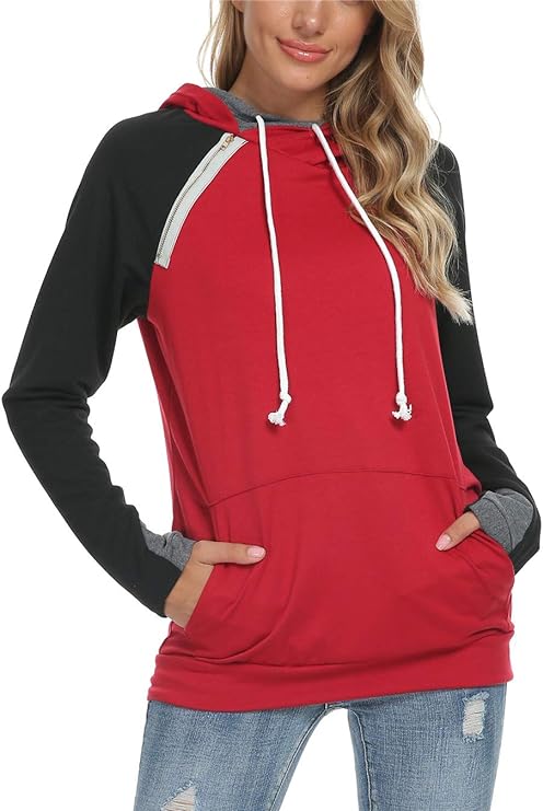 red hoodie