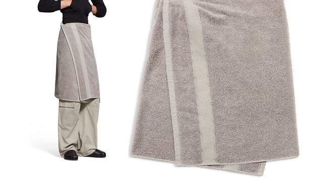 balenciaga towel skirt