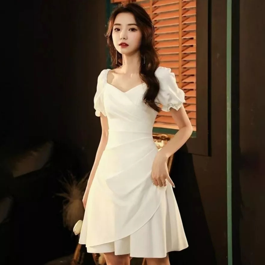 short white dress