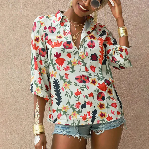 floral shirt