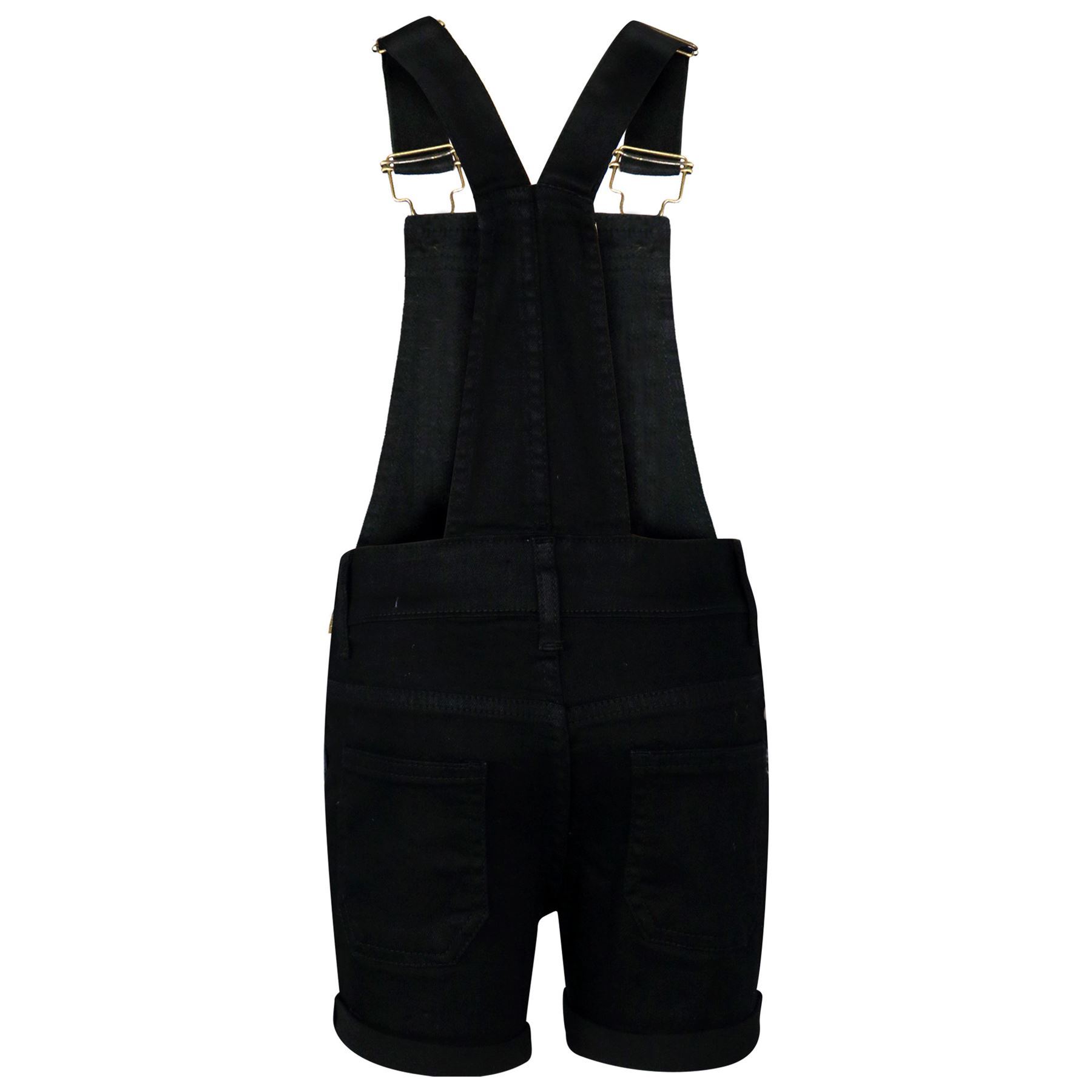 jean short jumpsuit