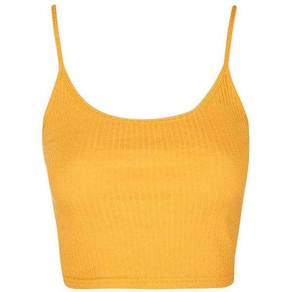 yellow crop top