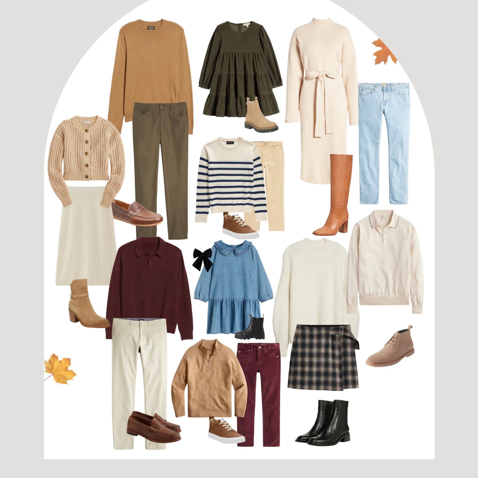 fall family picture outfits