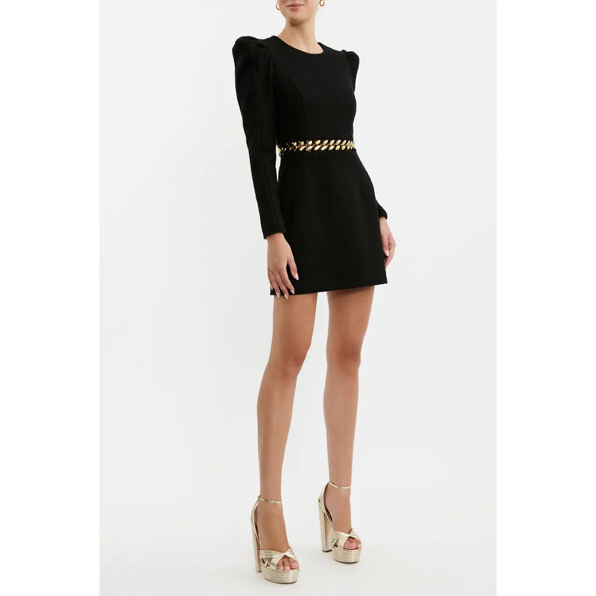 black long sleeve dress