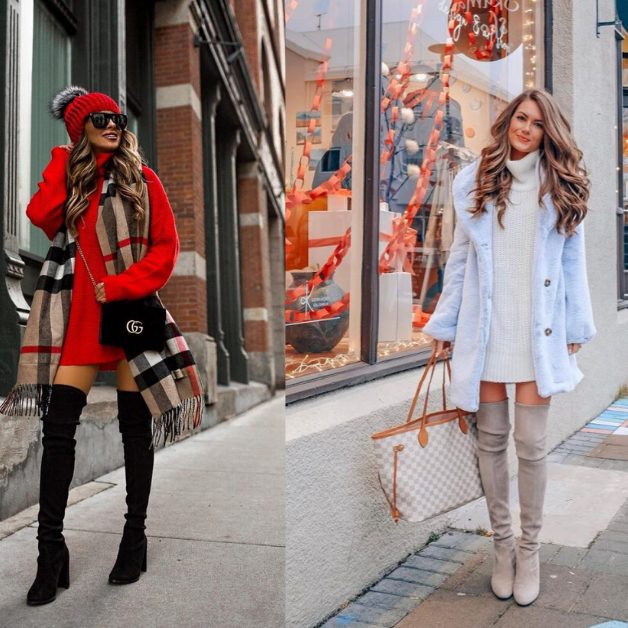 	
style how to wear dresses in winter