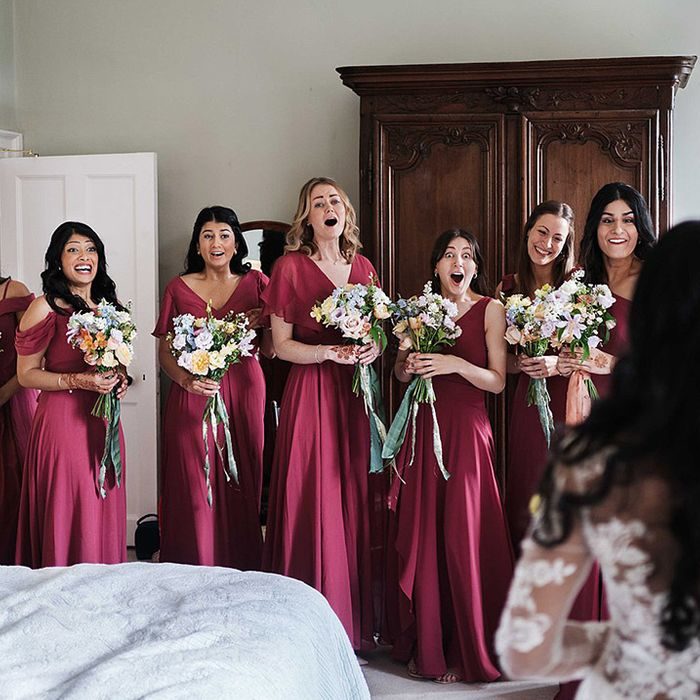 red wine bridesmaid dresses