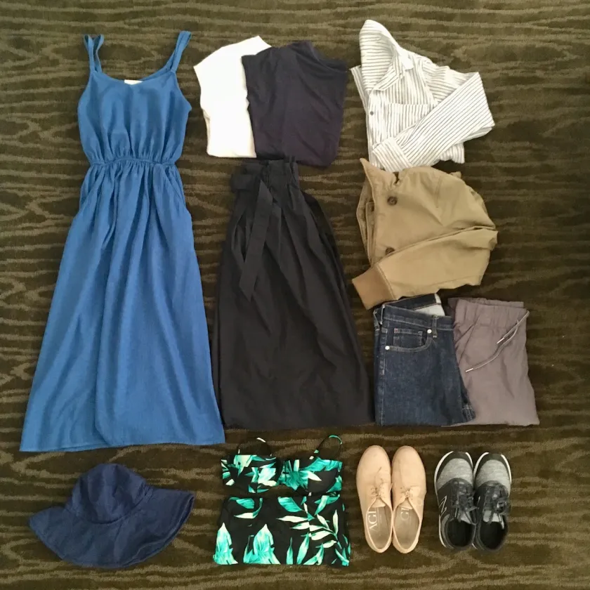 how to pack dresses in a suitcase