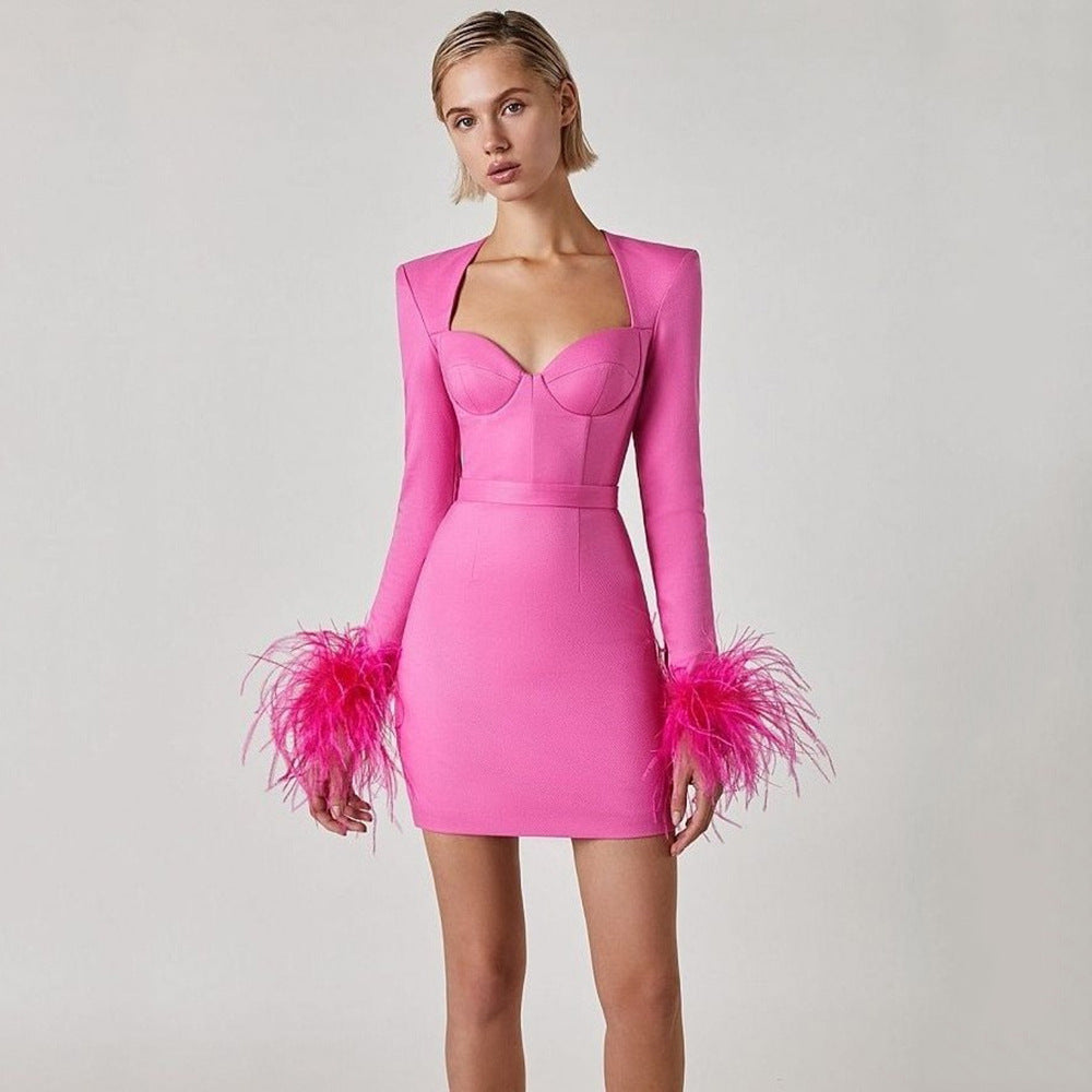 pink dress