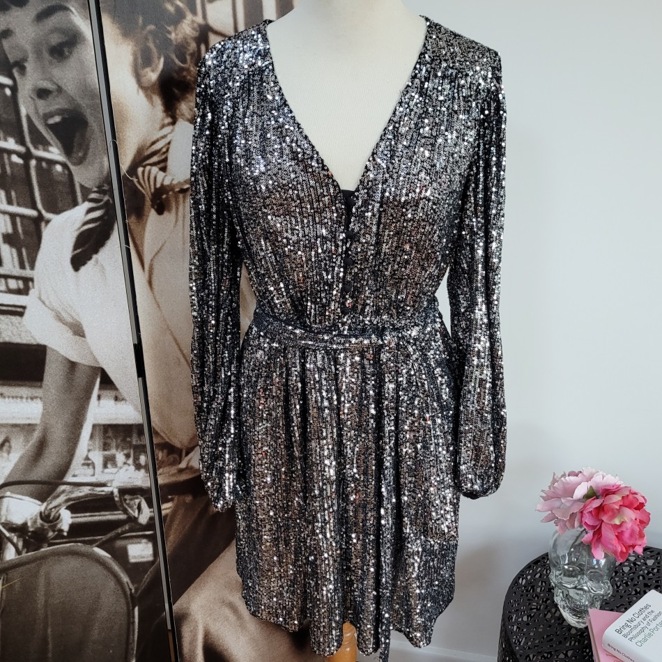 sequin dress