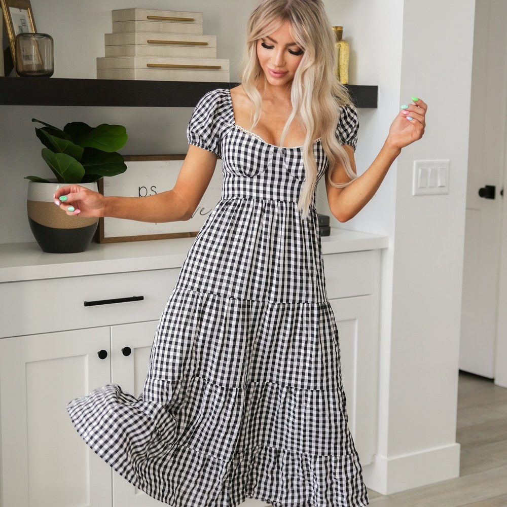 gingham dress